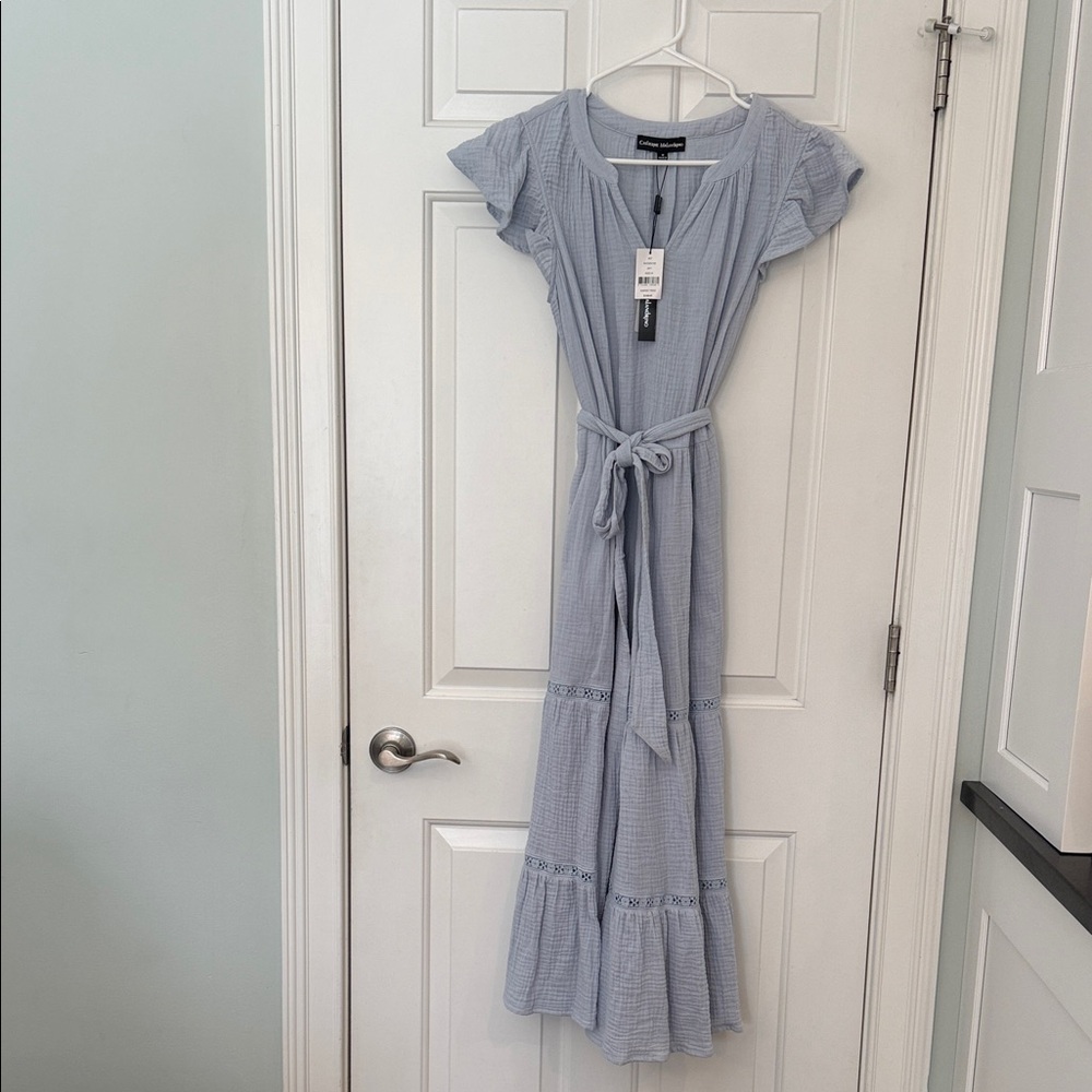 Catherine Malandrino Light Blue Maxi Dress